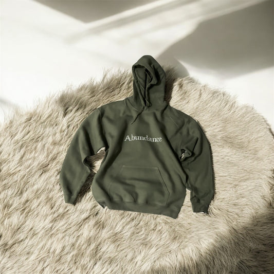 Green abundance hoodie