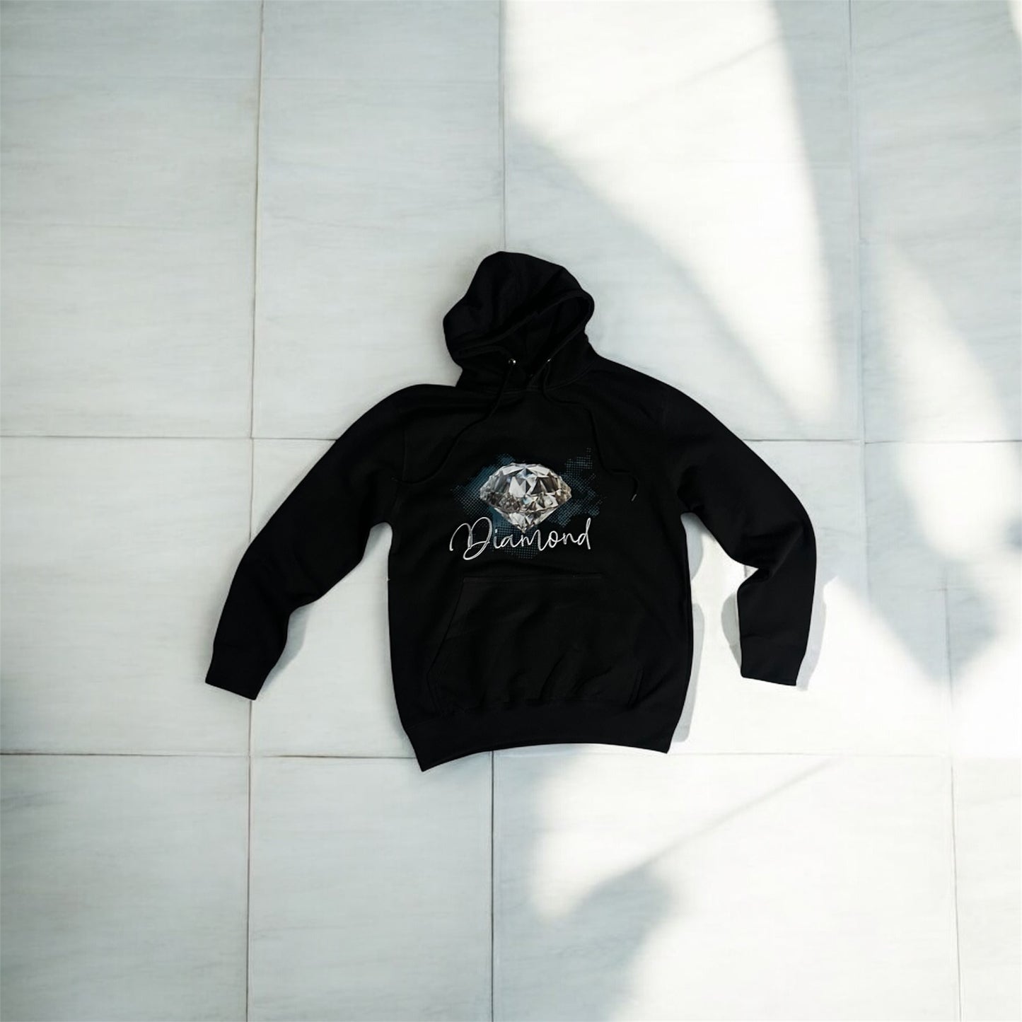 Diamond graphic hoodie