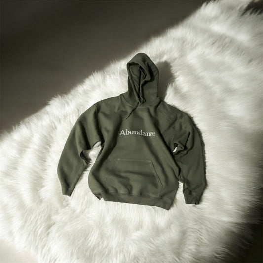 Green abundance hoodie